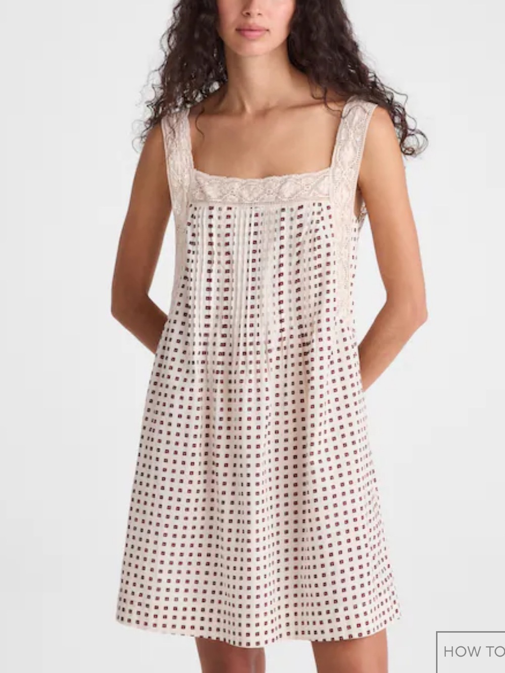 NWT Madewell The Sophie Mini Dress in Size Small Vintage Ivory - Picture 2 of 8